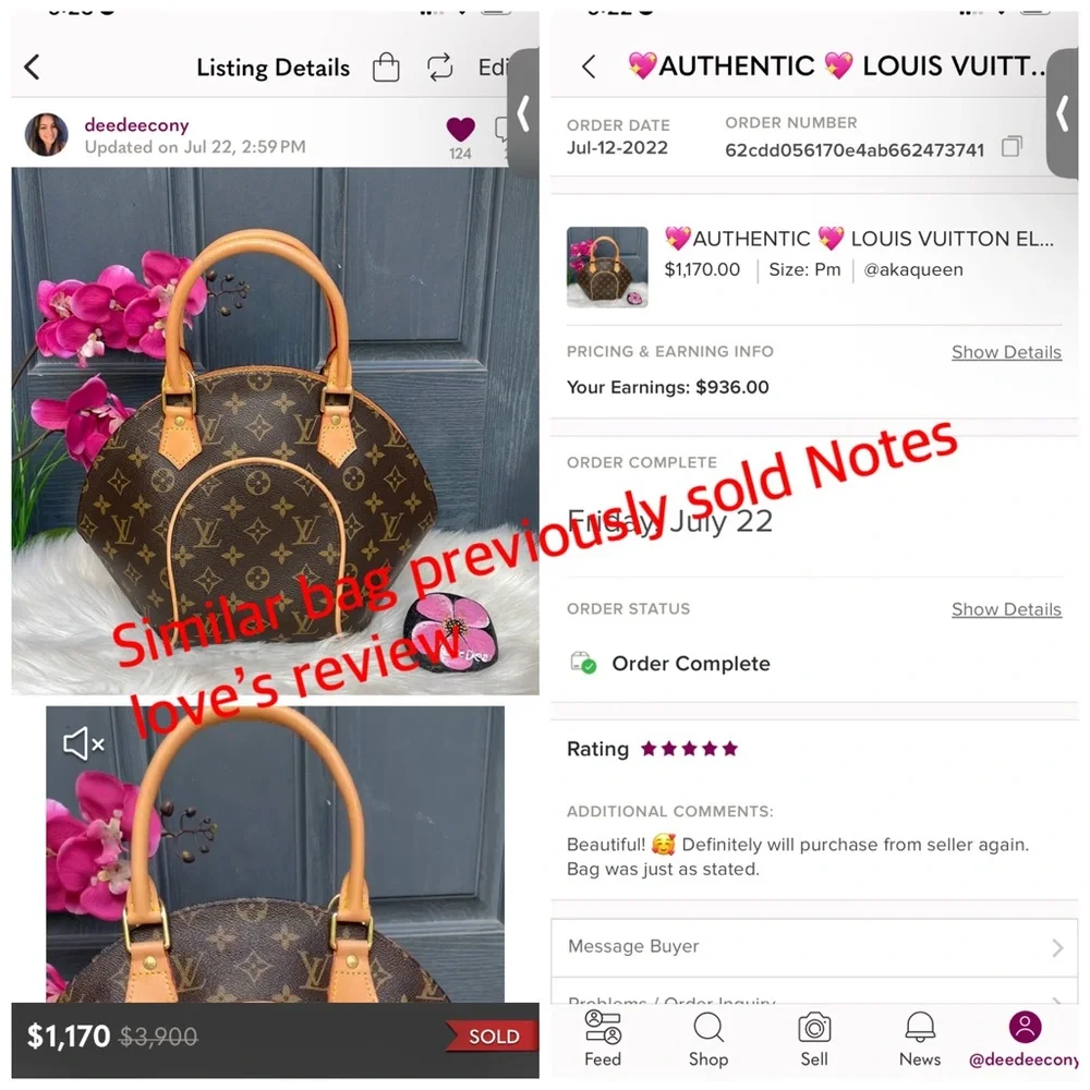 Louis Vuitton Ellipse Monogram  size PM Shoulder Bag - Picture 17 of 17